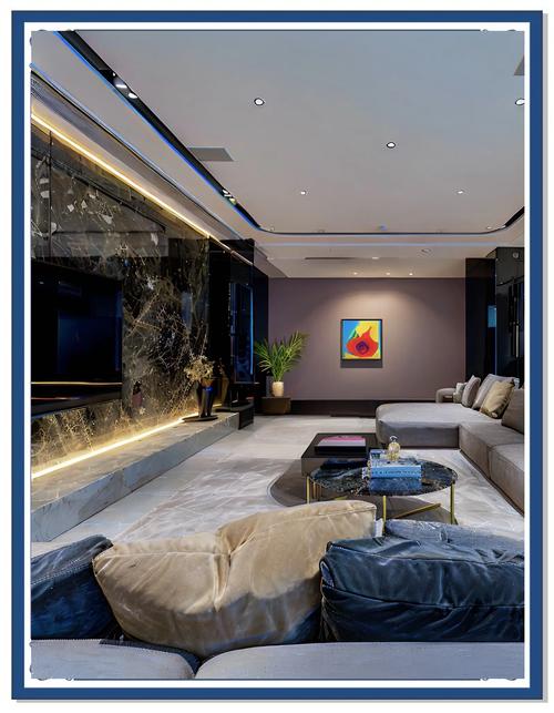 “月光岩”在暗黑风格设计中的运用,如何成为深邃空间中的亮点。_中海大山地设计风格_设计教育培训设计风格