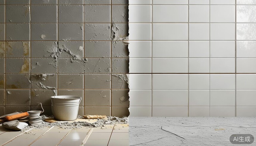 薄贴法与传统水泥砂浆铺贴的区别,为何它更适合大板与中板?_水泥砂浆能薄贴吗_水泥砂浆粘贴层厚度