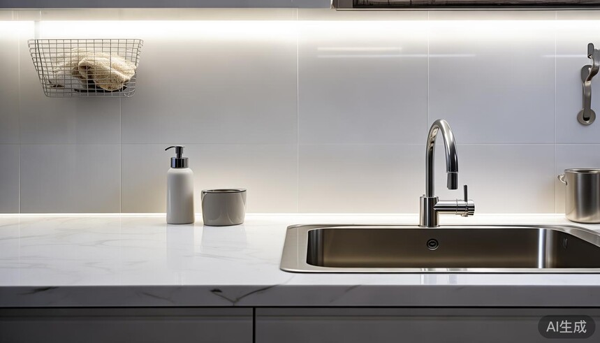 天山雪岩在卫浴空间的应用,打造一个洁净清爽的SPA环境_三伏天卫浴改造_防潮抗菌淋浴房设计