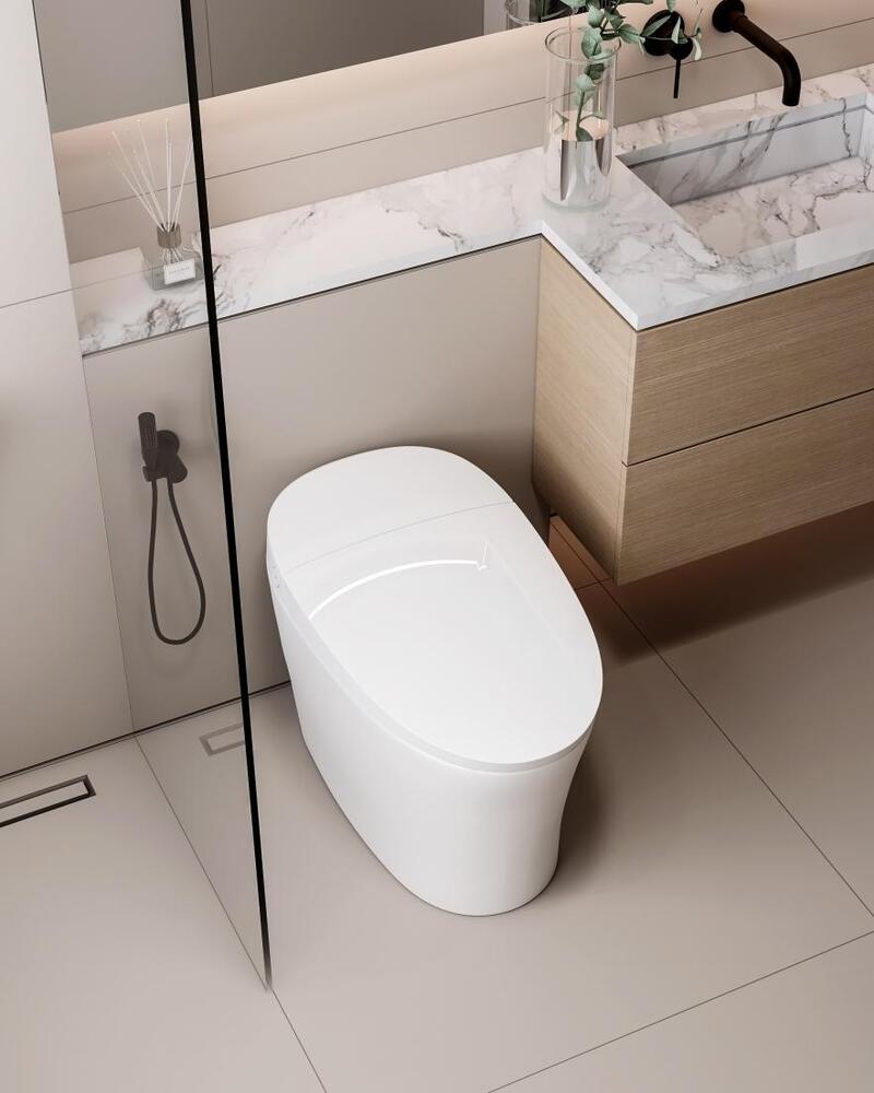 天山雪岩在卫浴空间的应用,打造一个洁净清爽的SPA环境_三伏天卫浴改造_防潮抗菌淋浴房设计