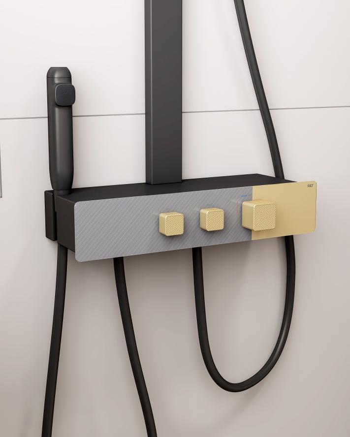 防潮抗菌淋浴房设计_三伏天卫浴改造_天山雪岩在卫浴空间的应用,打造一个洁净清爽的SPA环境