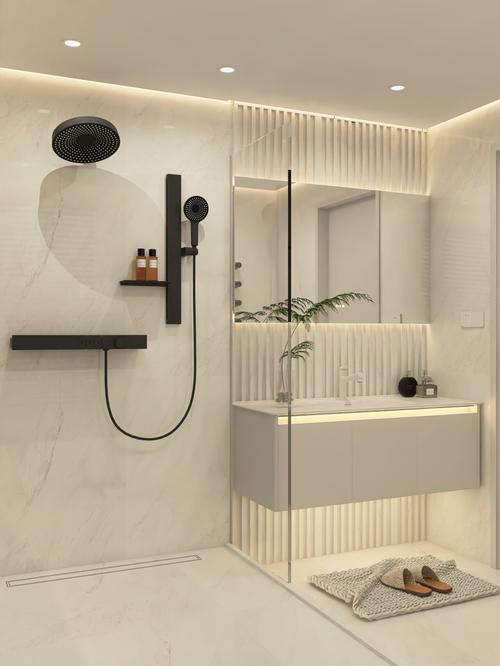 轻奢_精工中板的轻奢质感,轻松提升卫浴空间的整体档次_精致卫浴