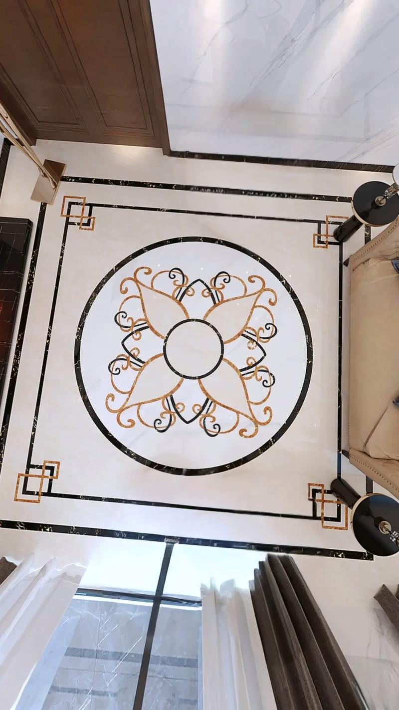 什么是“水刀拼花”瓷砖?其复杂图案的加工精度和铺贴难度如何?_精装修贴瓷砖质量标准_精装瓷砖允许偏差