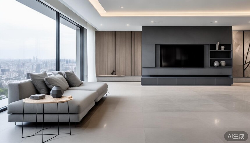 水泥质感大理石瓷砖_超白坯体对于现代流行的灰色系瓷砖是否同样具有提升质感的作用?_安华现代大理石瓷砖伦敦灰