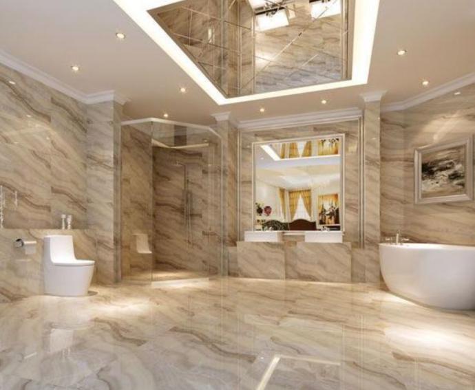 岩板装修效果_奢石系列瓷砖的定价通常高于普通系列其价值主要体现在哪些核心方面?_高级感瓷砖搭配