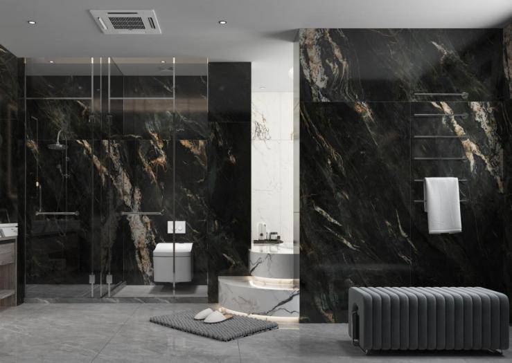 高级感瓷砖搭配_岩板装修效果_奢石系列瓷砖的定价通常高于普通系列其价值主要体现在哪些核心方面?