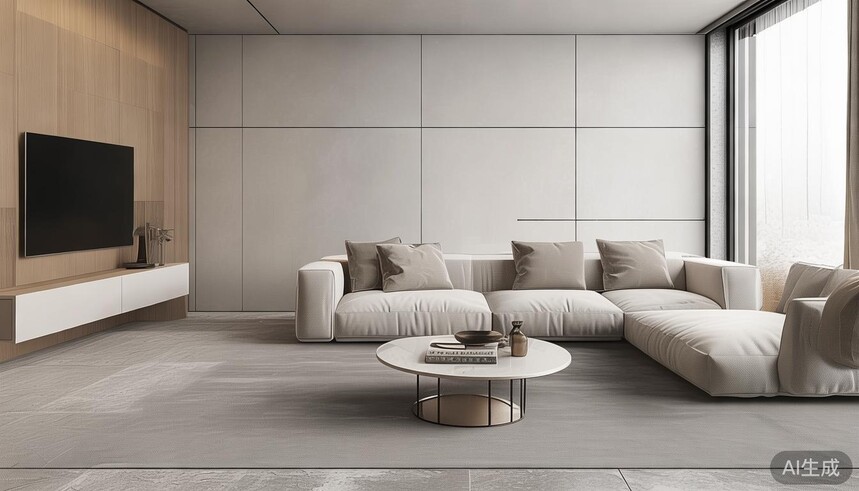 瓷砖搭配原则_清雅素色系列瓷砖在全屋应用时如何通过不同深浅的搭配来营造空间层次感?_仿古砖应用空间