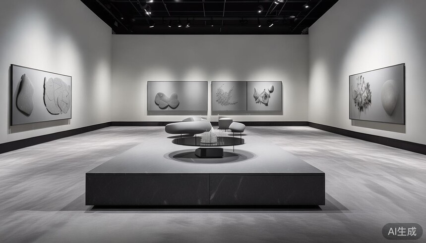 清雅素色系列瓷砖在全屋应用时如何通过不同深浅的搭配来营造空间层次感?_莫兰迪色系应用_高级灰设计理念