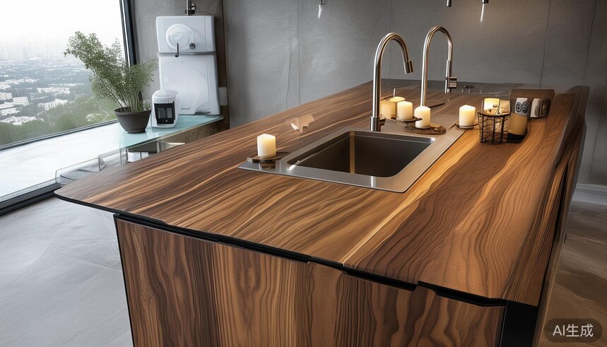 岩板岛台设计_木纹砖系列的生产过程其环保指标如放射性检测是否达到国家最高标准_岩板岛台性能参数