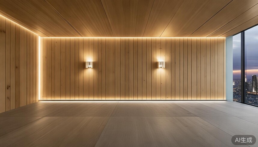 浅色系木饰面板_魔晶石系列瓷砖的深色系产品在采光不足的空间内使用是否会显得过于压抑?_深色调瓷砖搭配