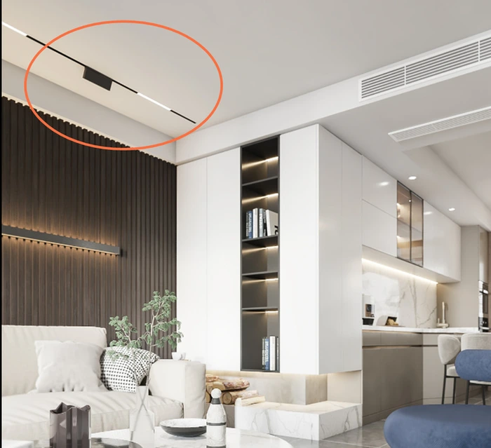 无主灯设计这也太加分了,客厅照着装,高端大气上档次