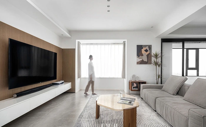 无主灯设计这也太加分了,客厅照着装,高端大气上档次