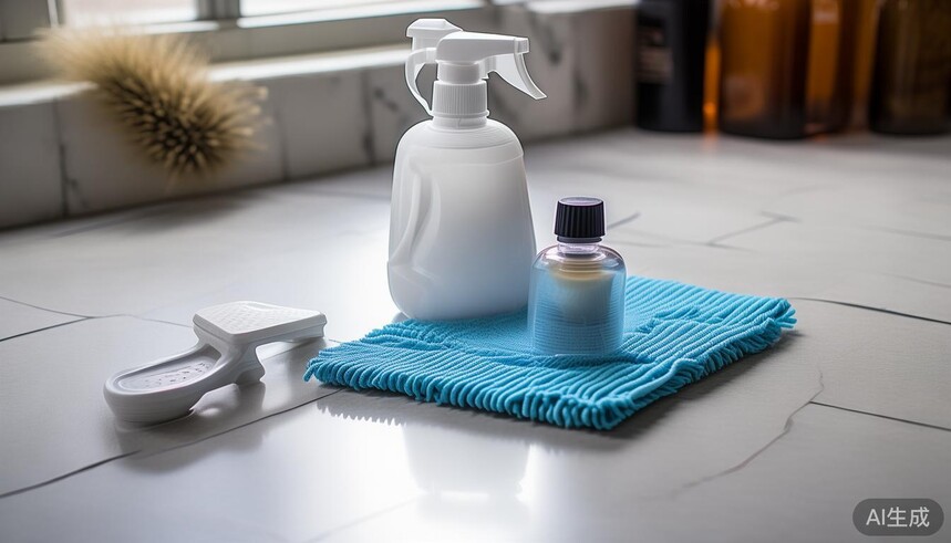 天鹅绒系列瓷砖在遭遇顽固污渍时应该采用何种清洁剂和工具进行处理?_清理瓷砖上的顽固污渍用什么_瓷砖污渍清洗剂