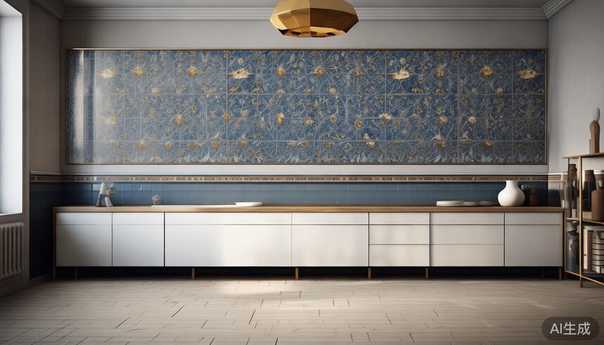 布拉提系列瓷砖的复古图案在现代家居中应用如何避免产生过时的陈旧感?_复古瓷砖装修_复古的瓷砖