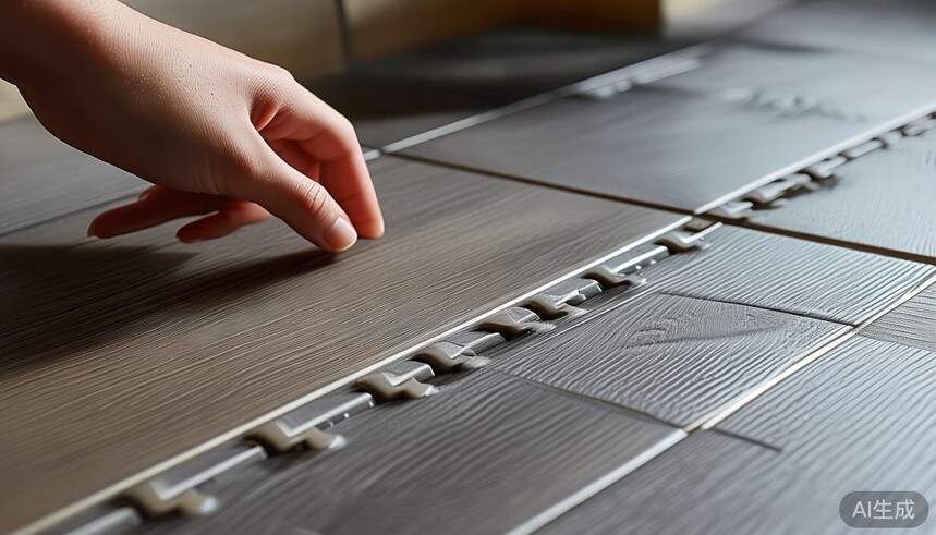 现代木纹砖的锁扣技术发展到了什么程度能否实现像地板一样快速安装_木地板纹路瓷砖_木纹砖与木地板怎样过渡