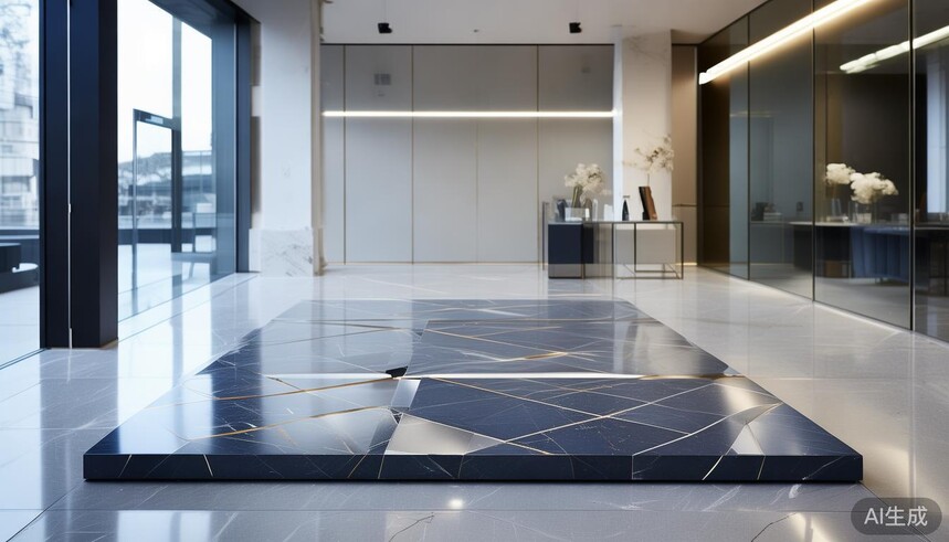 空间地砖_新贵族系列瓷砖的应用场景更多是定位在住宅空间还是高端商业展示空间?_空间陶瓷