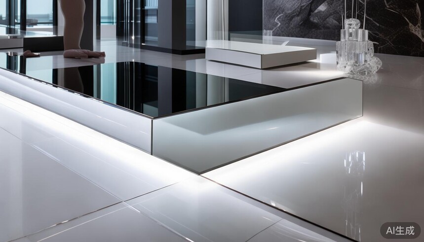 彩色玻璃地砖_超白坯体对于未来流行的智能调光玻璃应用下的瓷砖底色有何重要意义_瓷砖背景颜色