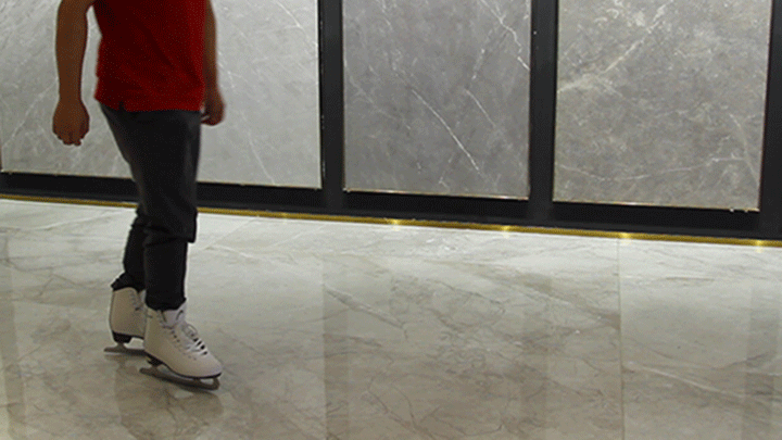 超耐磨通体大板瓷砖的切割难度大吗,能根据实际需求进行异形切割吗?_瓷砖耐磨性测试_大角鹿超耐磨大理石瓷砖