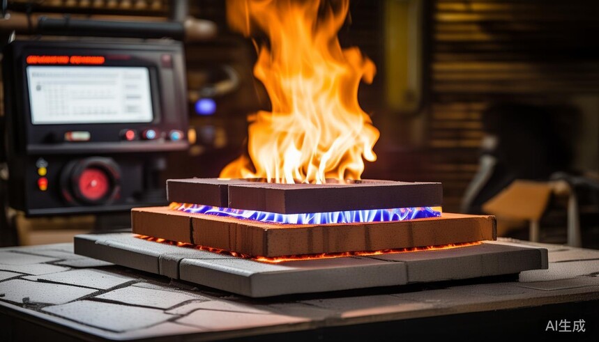 木纹砖系列瓷砖的防火性能如何,遇到明火会燃烧吗?_瓷砖防火_瓷砖防火隔热吗