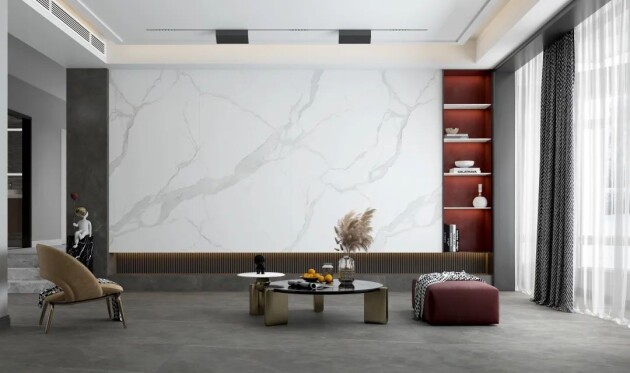 客厅瓷砖色彩搭配方案_箭牌复合轻纹砖灰色系客厅配色_素色质感砖系列有哪些常见的颜色可选,不同颜色适合搭配什么样的装修风格?