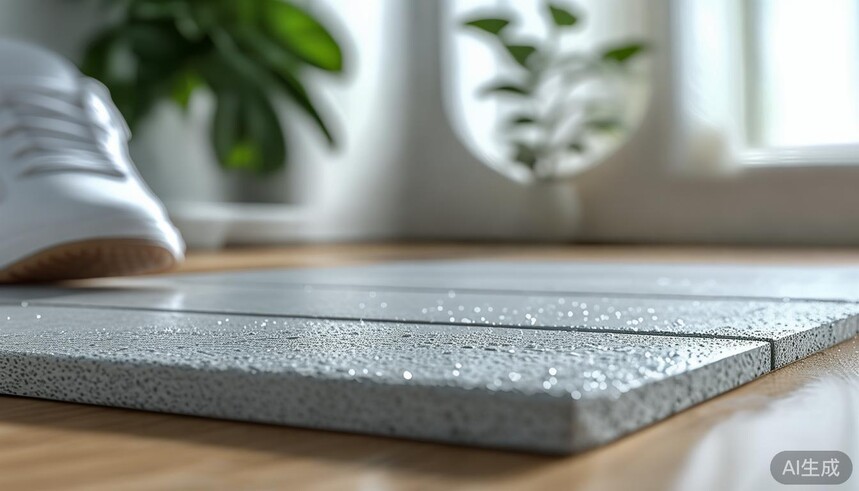 阳台白瓷砖装修效果图_铂金二代水磨石系列瓷砖的防滑性能怎么样,适合用于阳台吗?_铂金瓷砖的优缺点