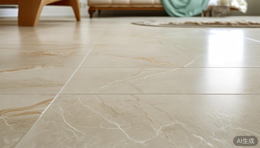 瓷砖轻奢风装修效果图_清雅素色系列瓷砖适合小户型吗?怎么搭配软装不显压抑?_8大装修风格的瓷砖搭配