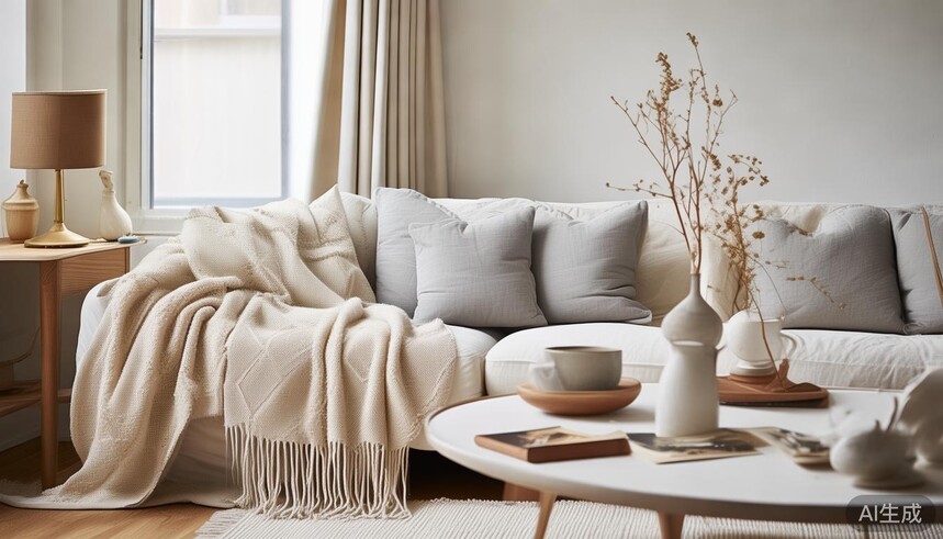 瓷砖轻奢风格_瓷砖轻奢风装修效果图_清雅素色系列瓷砖适合小户型吗?怎么搭配软装不显压抑?