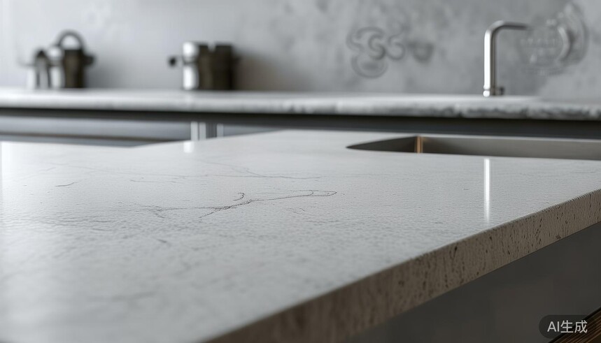 厨房台面一体的还是拼合的_橱柜台面一体_超耐磨通体大板在打造无缝一体化厨房台面时其抗污性能如何经受考验