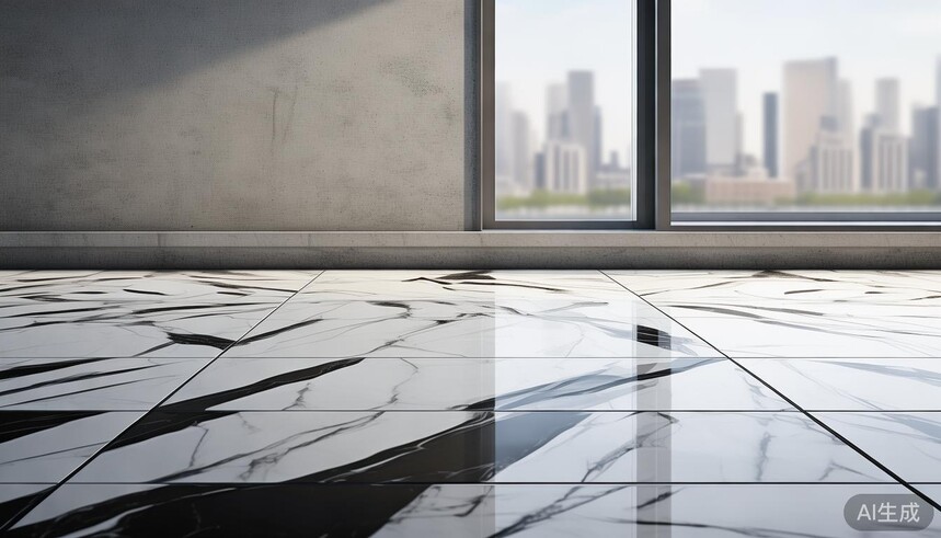 奢石系列瓷砖的纹理是否考虑了与当代抽象艺术和装置艺术的对话可能_抽象陶瓷艺术_抽象艺术装修