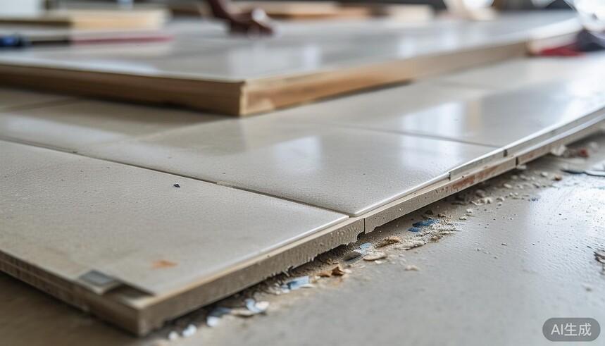 超白胚系列瓷砖在极窄边框设计中的应用如何体现其对细节的精准把控_窄边框技术_瓷砖窄条