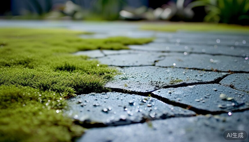 瓷砖苔藓怎么去除_砂岩系列瓷砖的粗糙表面在户外环境使用多年后是否会滋生苔藓或地衣_表面粗糙的瓷砖怎么清理