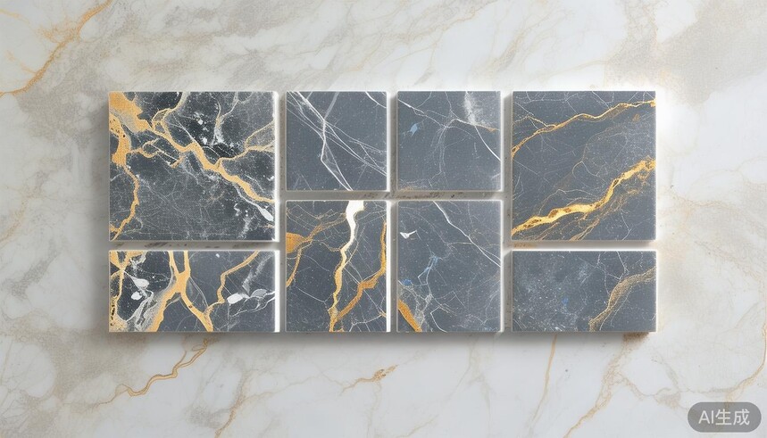 大理石系列瓷砖的纹理生成算法是否会避免出现不自然的重复或对称图案_纹理砖纹路对不上_瓷砖纹理对不上是质量问题吗