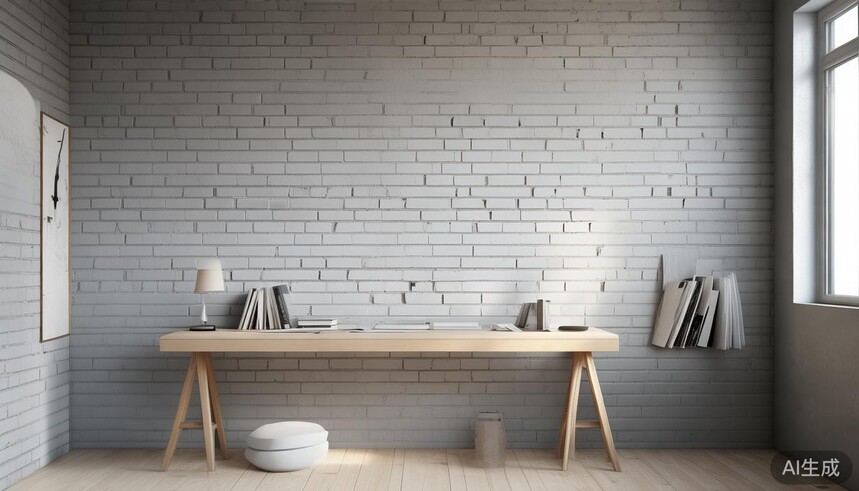 素色质感砖在构建家庭图书馆时如何通过色彩和质感促进专注与思考_图书馆色彩设计_图书馆色彩设计案例分析