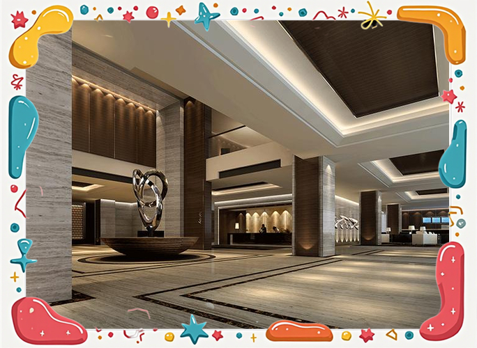 布拉提系列瓷砖的复杂图案是否可以考虑用于酒店大堂的标志性地面设计_瓷砖图案名称大全_瓷砖大厅