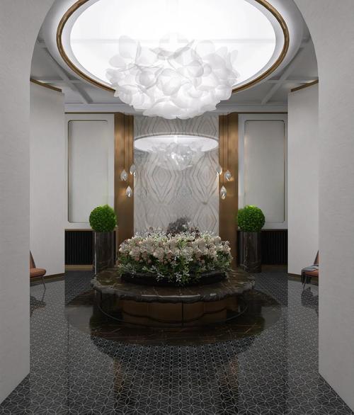 布拉提系列瓷砖的复杂图案是否可以考虑用于酒店大堂的标志性地面设计_瓷砖大厅_瓷砖图案名称大全