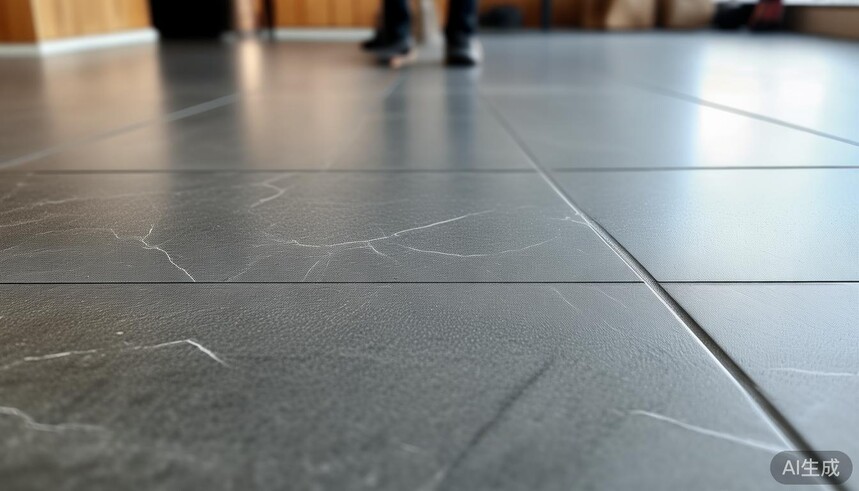 大平层通铺瓷砖:无缝工艺+同色美缝,开阔感翻倍_无缝墙砖缝怎么美化_无缝瓷砖