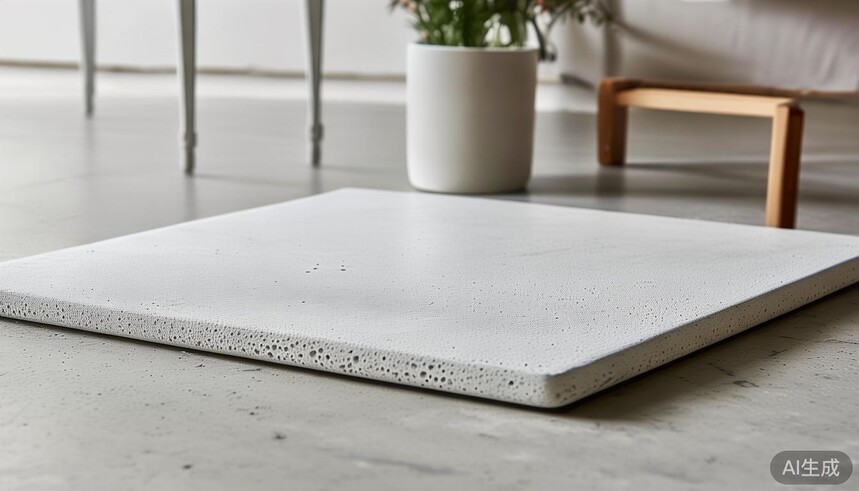 无缝铺贴的瓷砖_微水泥瓷砖:无缝铺贴+单色设计,极简主义天花板_无缝铺装地砖