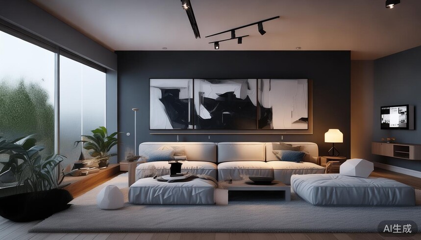 高反射地砖_高光反射通道图_暗厅救星:高光砖+轨道灯,光线反射亮一倍