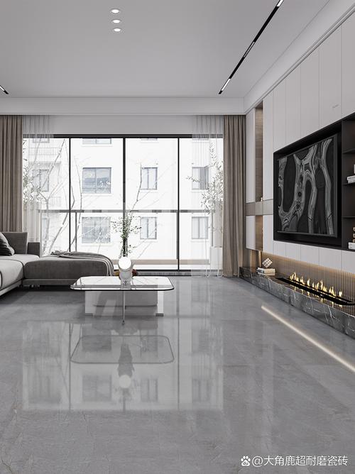 哑光纯白瓷砖_哑光白砖_600x1200MM 超白胚微哑质感砖 极简风装修 超白微哑 施工后光线柔和处理