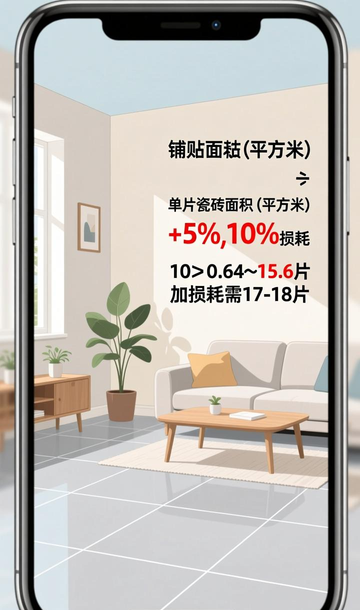 瓷砖用量算法_瓷砖用量估算_装修新手必读:从预算、风格到用量计算,瓷砖选购全流程分步指南。