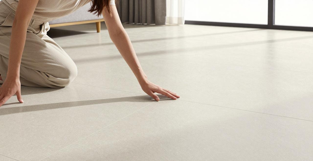 600x1200绒抛星耀石瓷砖怎么样 客厅星光效果抗指纹好打理