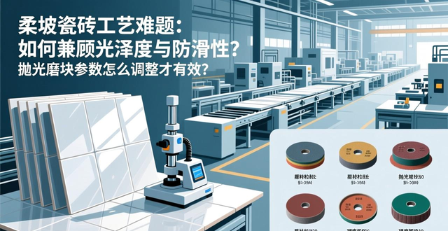 柔抛瓷砖工艺难题:如何兼顾光泽度与防滑性?