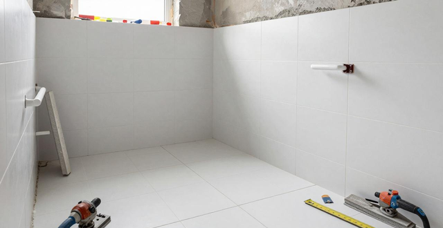 老人卫生间防滑瓷砖600x1200超白胚魔晶石 超硬耐磨搭配扶手安装更安全