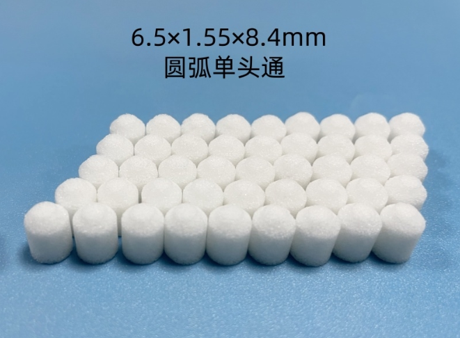 微孔PE滤芯Φ6.5×1.55×8.4单头通