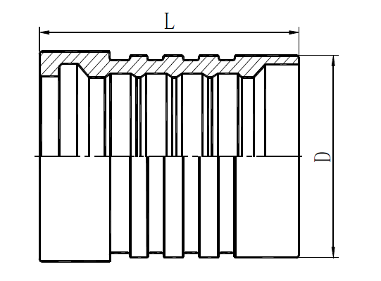 JUPE SWAGED HOSE FITTING 00621 INTERLOCK FERRULE FOR GBT 10544 R13 SAE 100R13 EN856 R13 HOSE.png