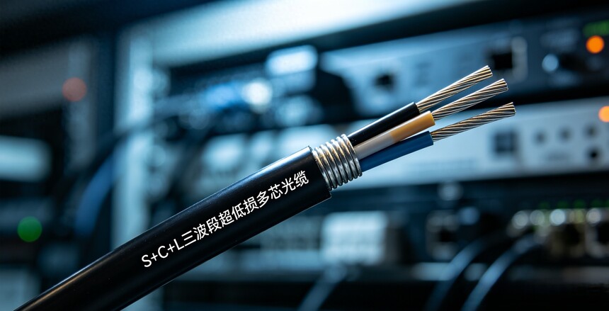 亨通光电_电力光缆定制_青岛S+C+L三波段超低损多芯光缆