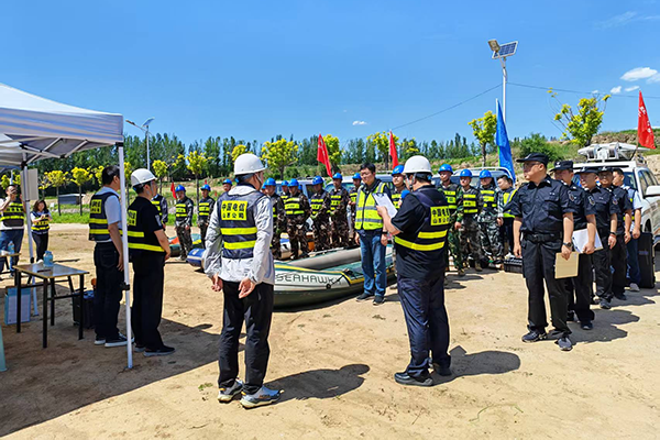 地埋光缆施工_跨河光缆抢修演练_防汛通信应急保障实战演练