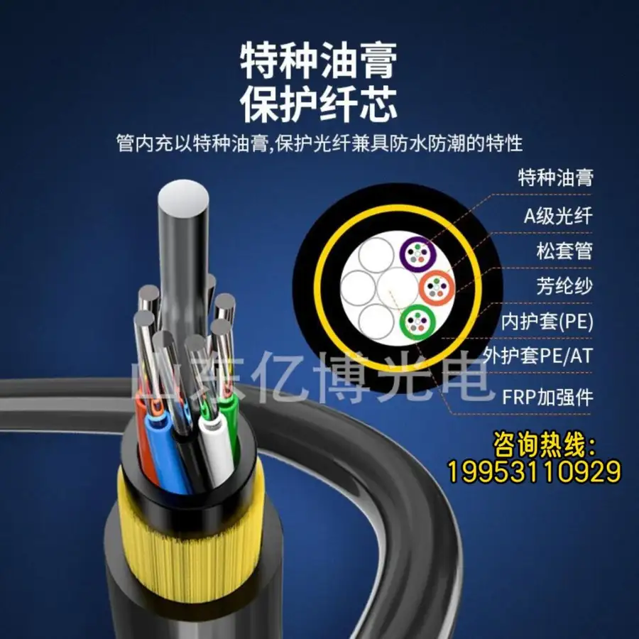济南10kV线路ADSS光缆源头厂家_山东亿博光电_ADSS光缆厂家