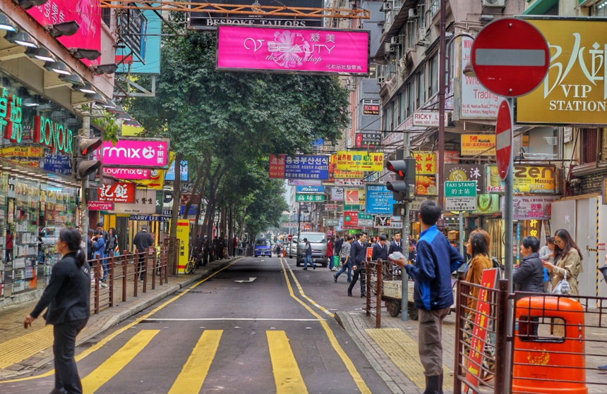 旅游景点 香港特别行政区 弥敦道 弥敦道是香港知名度最高的街道之一