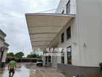 文成泰順啟順公交車(chē)耐力板充電雨蓬PTFE